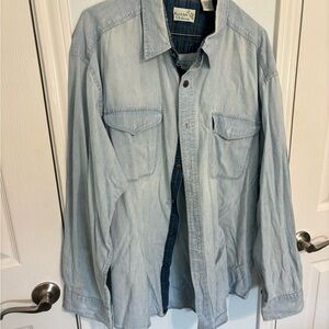 Randolph Outfitters Denim Light Blue Men's Shirt Jacket XXL